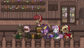 Whiskey Shot behind the bar with all the other NPCs in the promotional image adjoining update v1.21.8